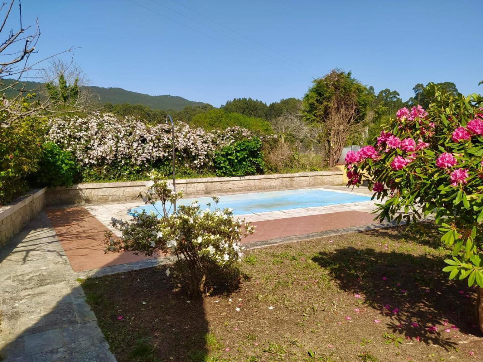 Apartamento Con Jardin Y Piscina Temporada Verano Privados Samieira エクステリア 写真