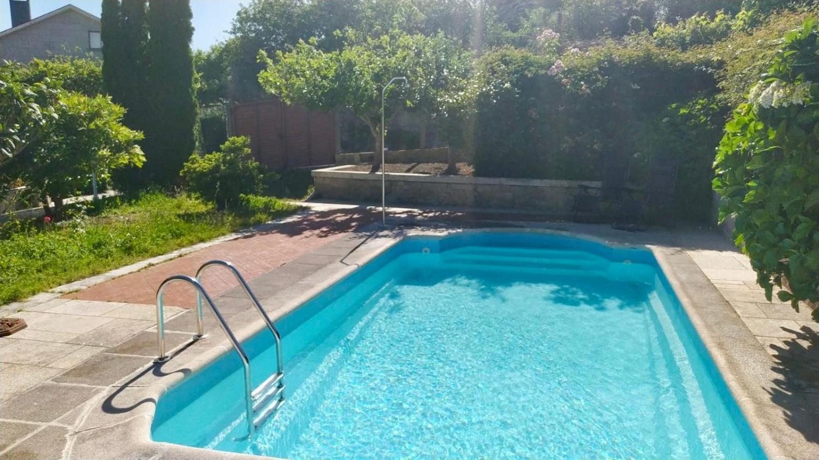 Apartamento Con Jardin Y Piscina Temporada Verano Privados Samieira エクステリア 写真